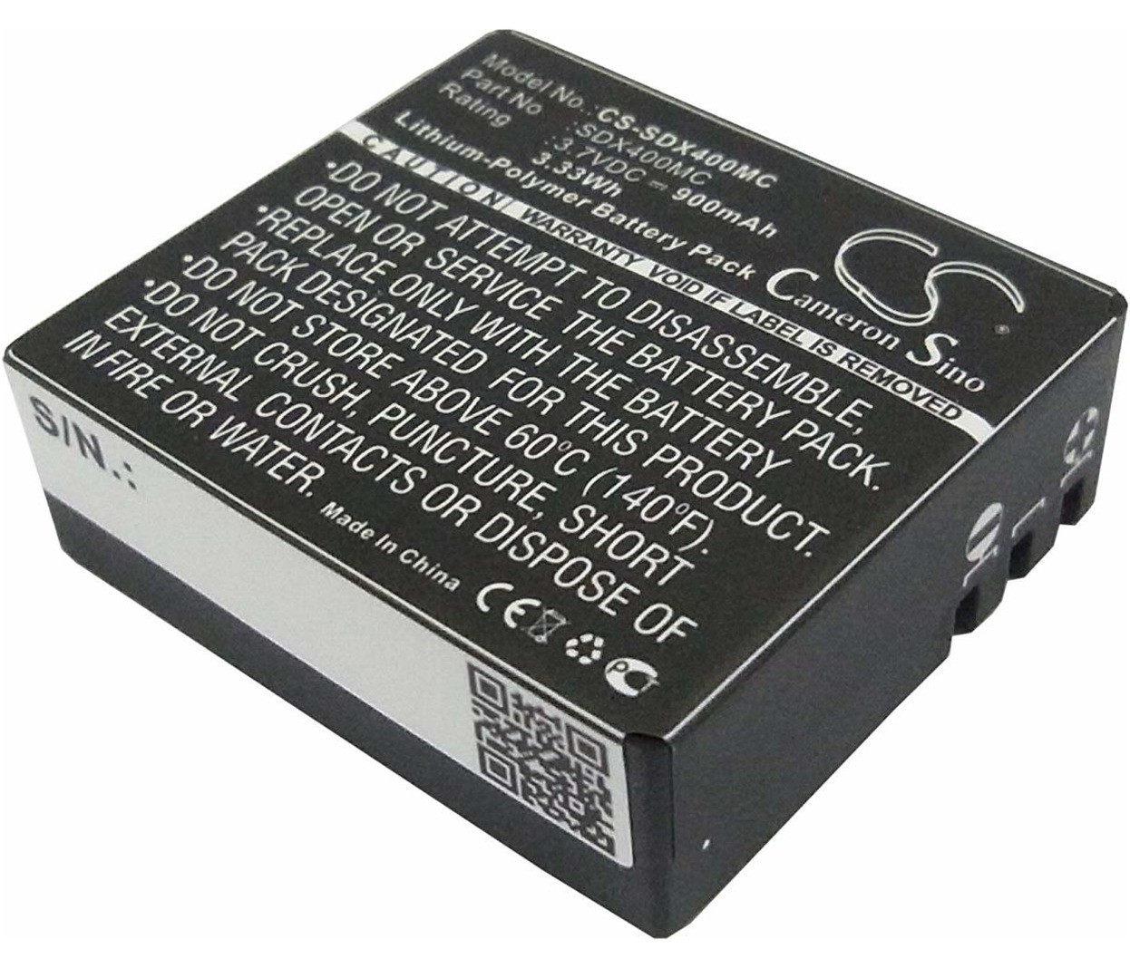 Baterija S009 za SJCAM SJ4000B - 900mAh 3,7V