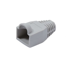 Zaščitna plastika za RJ45 siva 10 kos
