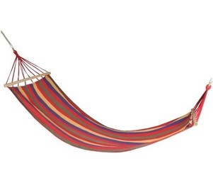 Viseča mreža s palicami 80 x 195 cm