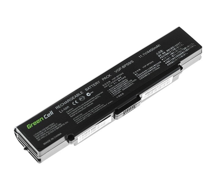 Baterija za Sony Vaio VGN-AR570 CTO VGN-AR670 CTO VGN-AR770 (črna),.. 11,1V 4400mAh