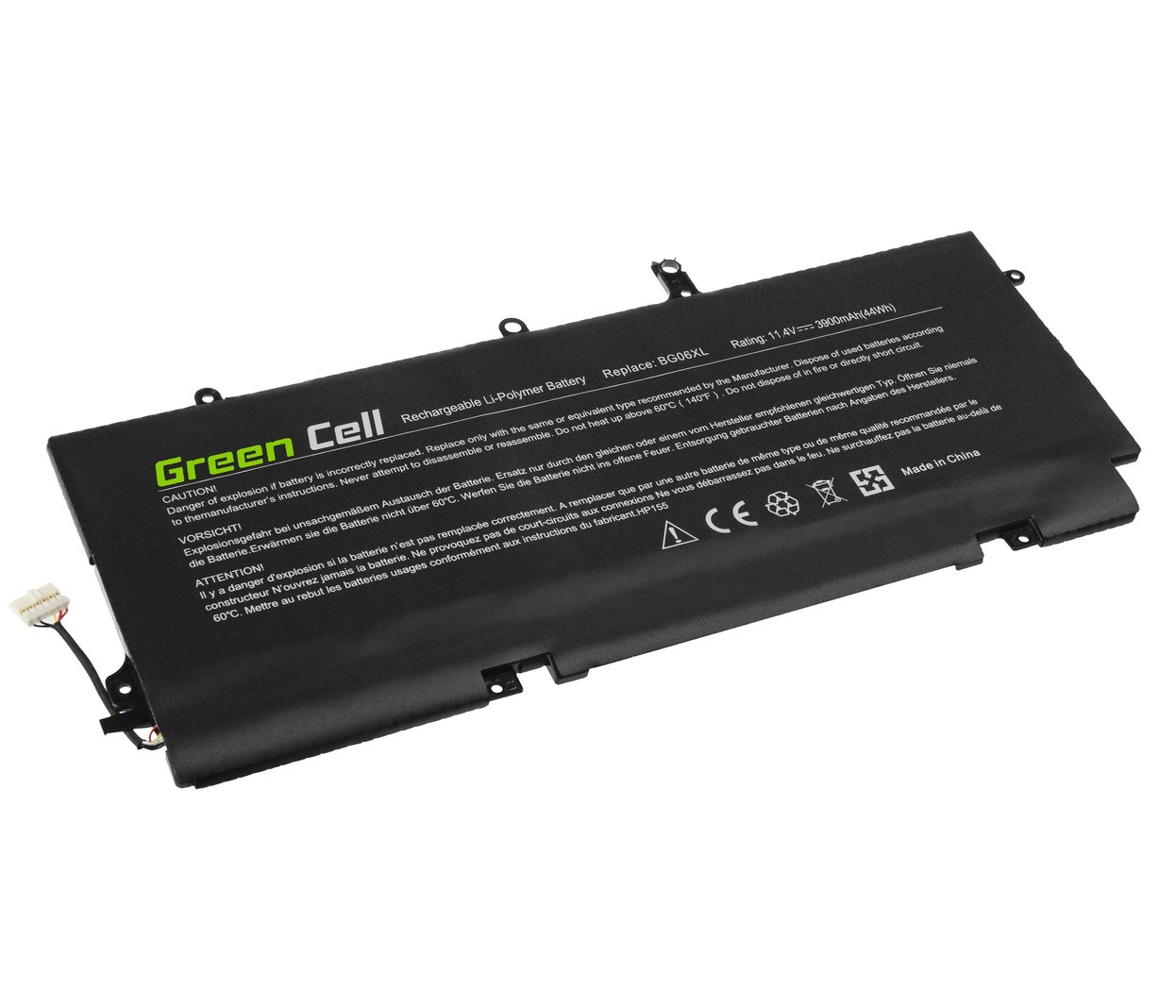 Baterija BG06XL za HP EliteBook Folio 1040 G3 - 11,4V 3900mAh