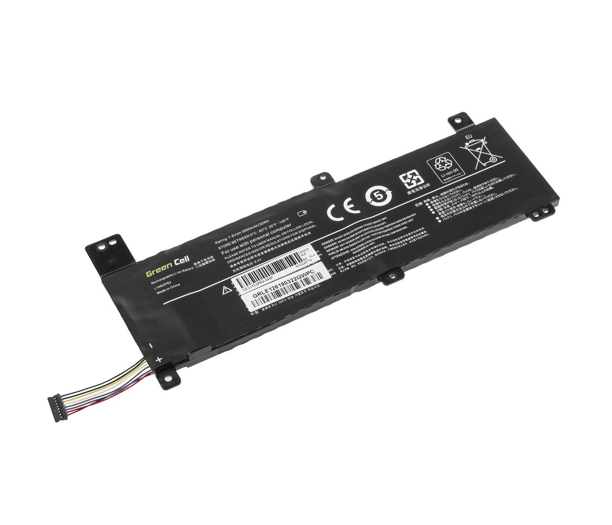 Baterija L15C2PB2 za Lenovo IdeaPad 310-14IAP 310-14IKB,.. 7,6V 3950mAh