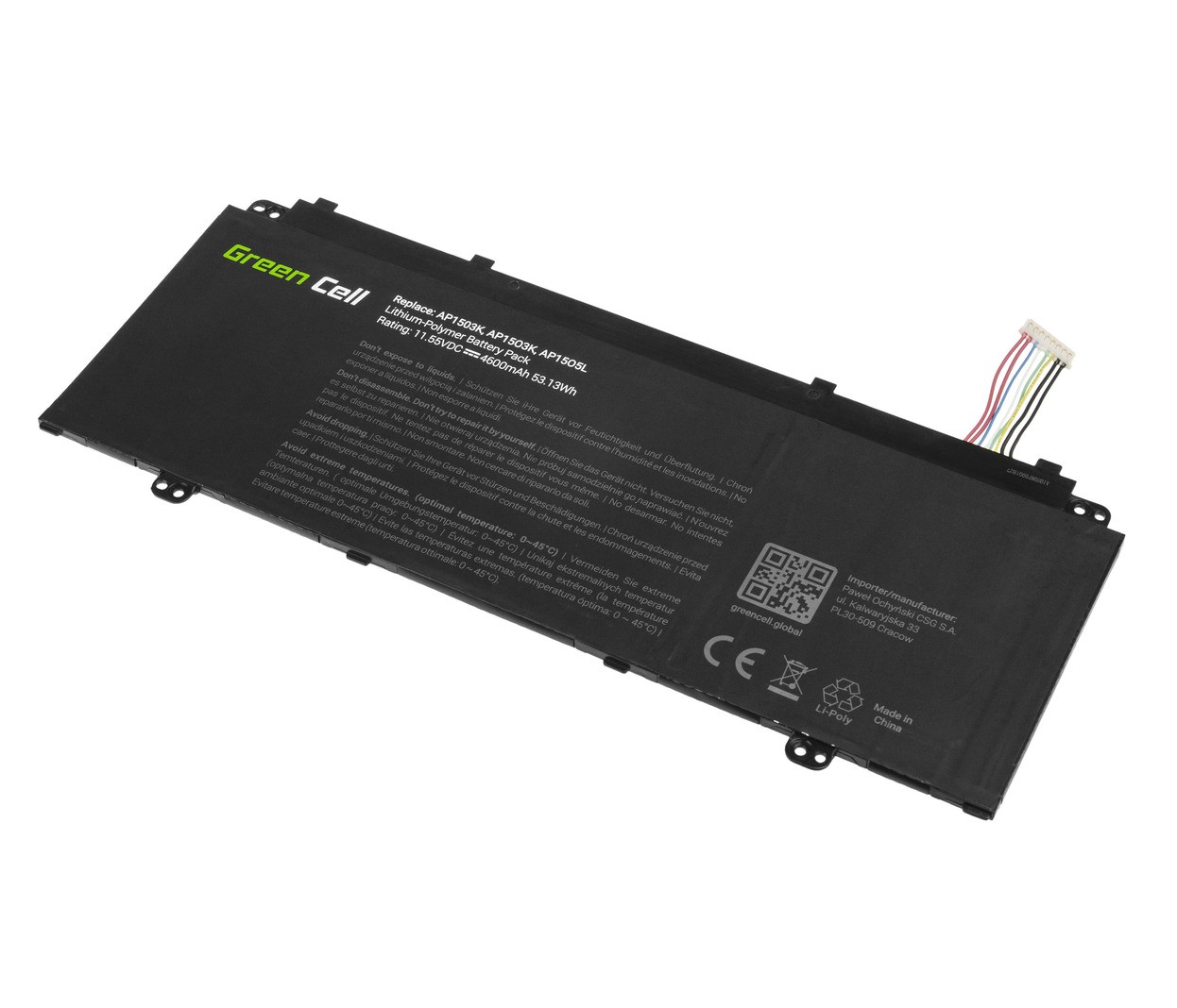 Baterija za Acer Aspire S 13 S5-371 S5-371T Chromebook R 13 CB5-312T,.. 11,1V 4600mAh