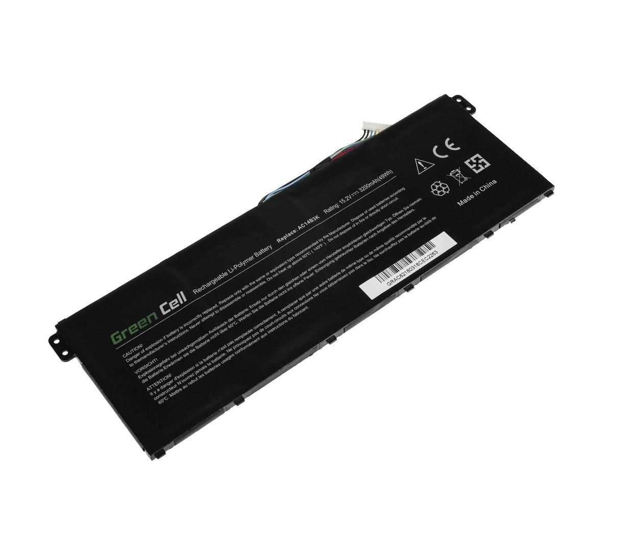 Baterija za Acer Aspire 5 A515 A517 E15 ES1-512 ES1-533,.. 15,2V 3000mAh