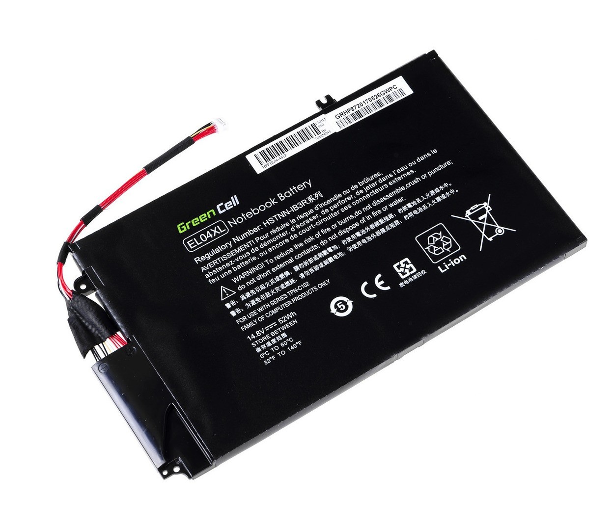 Baterija za HP Envy 4-1000 4-1100 4-1120EW 4-1120SW 4-1130EW,.. 14,8V 3500mAh