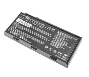 Baterija za MSI GT60 GT70 GT660 GT680 GT683 GT780 GT783 GX660 GX680 GX780,.. 11,1V 6600mAh - 1