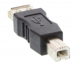 Adapter USB A ženski na USB B moški