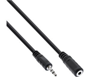 InLine 3,5mm stereo avdio podaljšek 10m črn