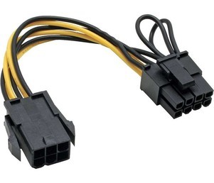 InLine PCIe adapter 6 pin na 8 pin