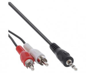 Kabel avdio 3,5mm na 2 RCA 3m
