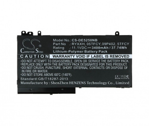 Baterija za Dell Latitude 12 5000, 12 E5250,.. 3400mAh 11,1V