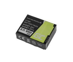 Baterija za kamero GoPro HD Hero 3 AHDBT-201 AHDBT-301,.. 1050mAh