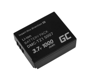 Baterija za kamero Panasonic Lumix DMC-TZ1 DMC-TZ2 DMC-TZ4,.. 3,7V 1000mAh