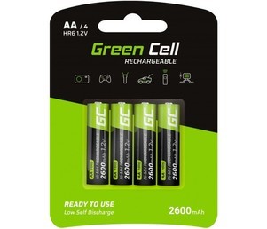 4x AA polnilna baterija HR6 2600mAh