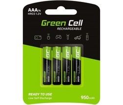 4x AAA polnilna baterija HR03 950mAh
