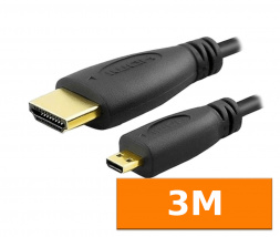 Kabel HDMI na micro HDMI 3m