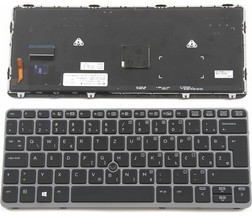 Tipkovnica za HP EliteBook 720, 725, 820 - črna, srebrna