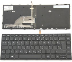 Tipkovnica za HP Probook 430 G5 in 440 G5 - črna, osvetljena