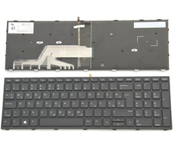 Tipkovnica za HP Probook 450 G5, 455 G5, 470 G5 - črna, osvetljena