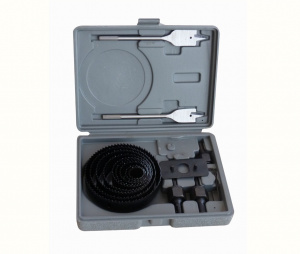 12 delni komplet nastavkov za izrezovanje lukenj v les