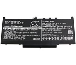 Baterija za Dell Latitude 12 E7270, 12 E7470 - 7200mAh 7,6V