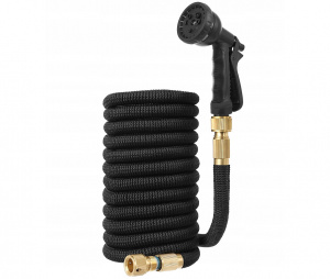 Raztegljiva vrtna cev 15m medenina