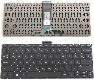 Slovenska tipkovnica za HP Pavilion X360 11-K - črna