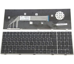 Slovenska tipkovnica za HP ProBook 4540s, 4545s - siv okvir črne tipke