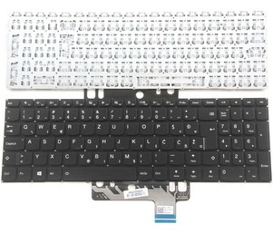 Slovenska tipkovnica za Lenovo Flex 4-1570 4-1580 Yoga 510-15ISK 510-15IKB - črna, brez osvetljitve