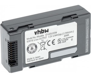 Baterija za Panasonic Toughbook CF-H1, CF-H2, CF-U1 - 2900mAh 7,2V