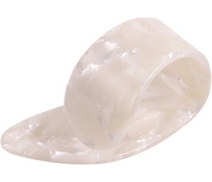 Kitarska trzalica za palec bela