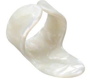 Kitarska trzalica za prst - bela