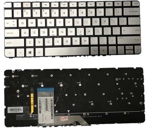 Tipkovnica za HP Spectre Pro x360 G2 - srebrna
