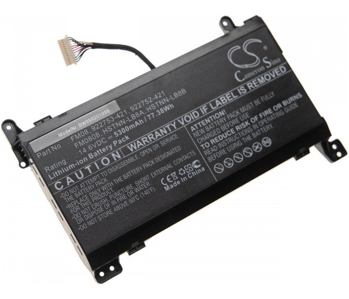 Baterija za HP Omen 17-AN - 5300mAh 14,6V 12 pin