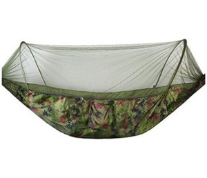 Vojaška viseča mreža z mrežo proti komarjem 260 x 140 cm