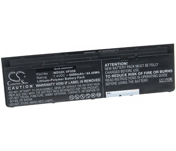 Baterija za Dell Latitude E7240, E7250 - 7,4V 6000mAh