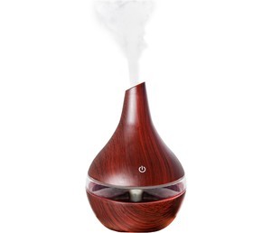Aromatizator - vlažilec zraka 300ml USB - temno rjave barve