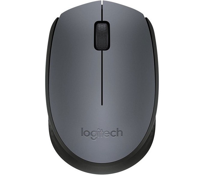 Brezžična miška Logitech M170 - Črna, siva