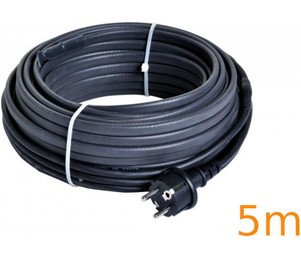 Predhodno sestavljen samoregulirni grelni kabel za zaščito cevi pred zmrzovanjem 5m 125W