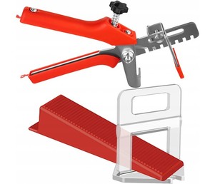 Set za polaganje ploščic - klešče, 150 klinov in 500 spojk