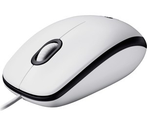 USB miška Logitech M100 - bela