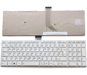 Slovenska tipkovnica za Toshiba Satellite S50-A S50D-A S70-A S70D-A L50-A L70-A - bela