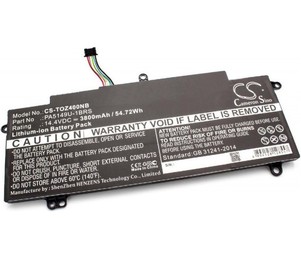Baterija za Toshiba Tecra Z40T-A, Z40T-B, Z40T-C, Z40-A, Z40-B, Z40-C, Z50-A,.. - 3800mAh 14,4V