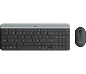 Komplet brezžične miške in tipkovnice Logitech MK470 - nizke tipke