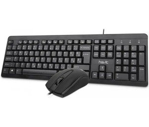 Komplet USB tipkovnica in miška Havit HV-KB611CM