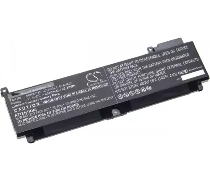 Baterija za Lenovo ThinkPad T460s, T470s,.. 11,4V 2000mAh