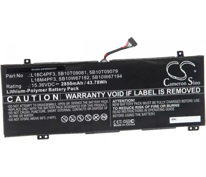 Baterija za prenosnik Lenovo Ideapad C340-14 - 15,36V 2850mAh