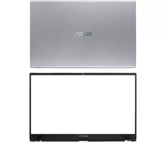 Zadnja in prednja plastika zaslona za Asus VivoBook 15 X512 X512F A512 A512F F512,.. srebrne barve