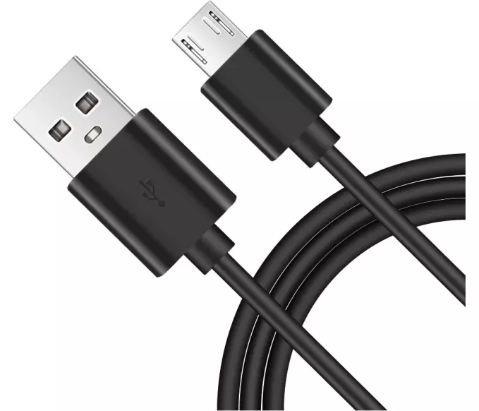 Kabel USB na micro USB - 1m črne barve