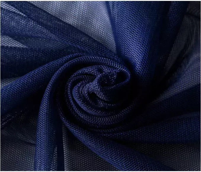 Mreža proti komarjem na meter bombažno vojaško modre barve